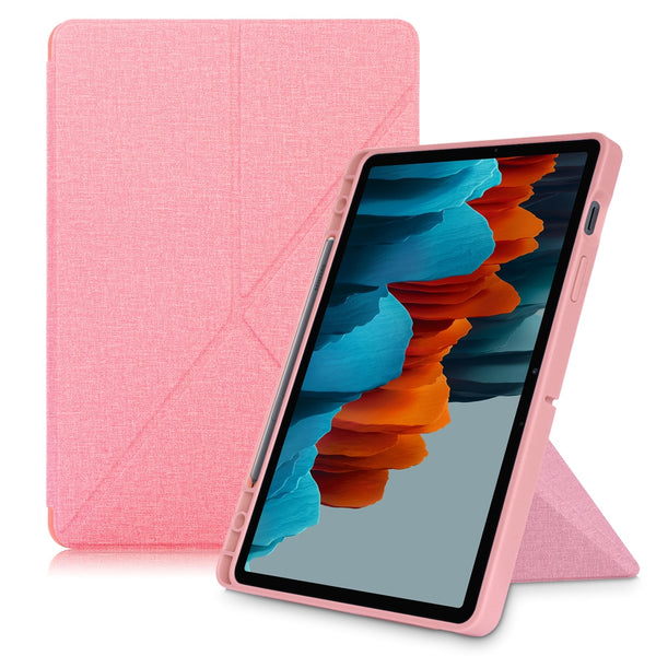 New Ultra Slim Multi-Fold Smart Cover Case With Kickstand For Samsung Galaxy Tab S7 S8 Plus Series