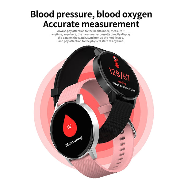 New Heart Rate Monitor Fitness Tracker IP68 Waterproof Smart Watch For Android IOS