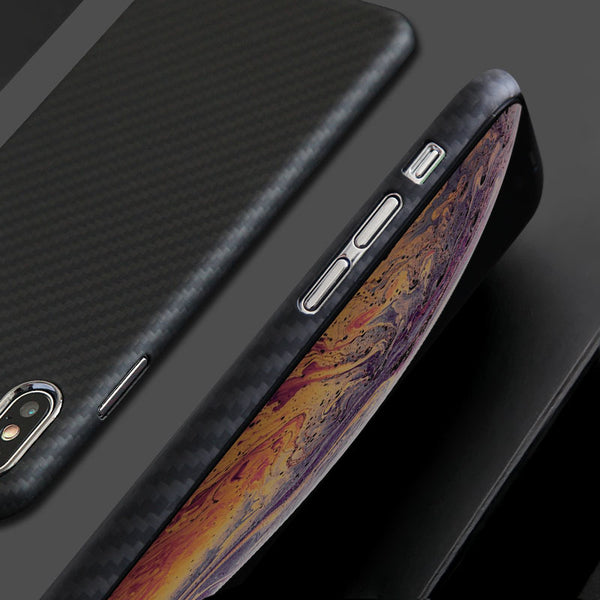 New Aramid Fiber Ultrathin 360° Full Protection Carbon Fiber Fitted Cover Case For iPhone X XS XR 11 12 Pro Max Series