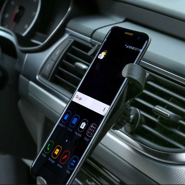 New Qi Wireless Charging Air Vent Mount Holder Stand Fast Charger For iPhone Samsung Smart Phones