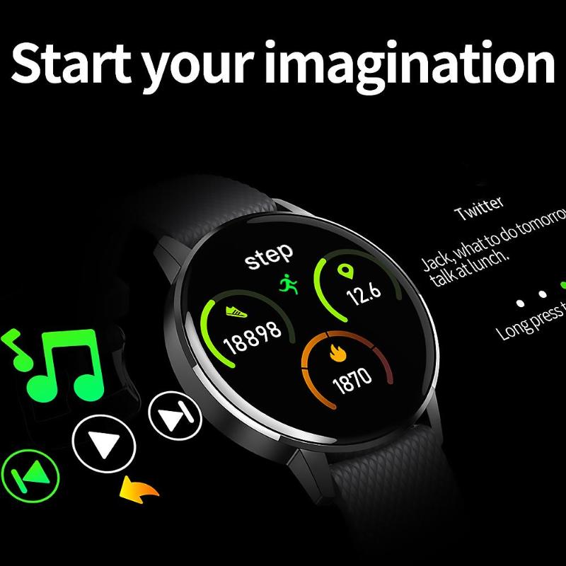 New Waterproof Heart Rate Fitness Tracker Digital Wrist Smartwatch For
