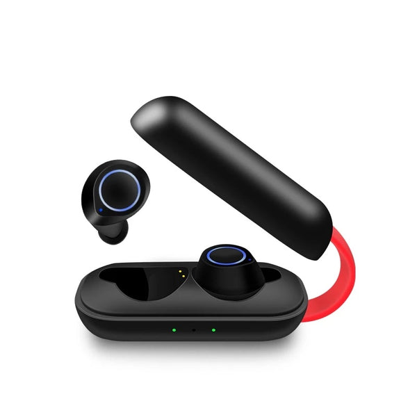 New TWS Wireless Bluetooth Earphones 6D Stereo Headset Bluetooth Headphones With Mic Charging Box