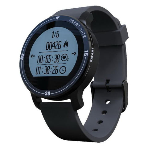 New Deluxe IP67 Waterproof Sports Smartwatch with Heart Rate Monitor for Swimming Running Alarm & Weather.