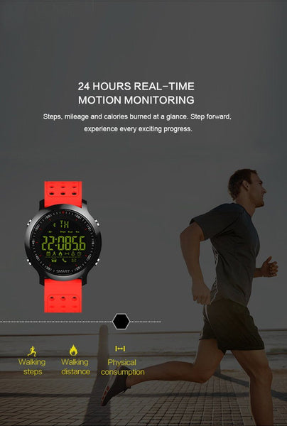 New Smart Sports Bluetooth Water-Resistant Watch with Call Notification Remote Control Alarm Clock