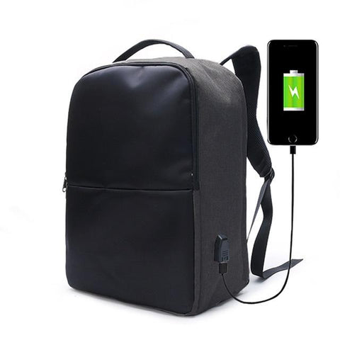 New Daytime Waterproof Travel Anti-Theft Laptop Bag with USB Charging Port & Notebook Computer Case Sleeve