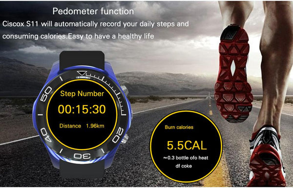 New GPS Sport Smartwatch Android 5.1 RAM 512MB + ROM 4GB Support TF Card  3G WIFI  Heart Rate Monitor