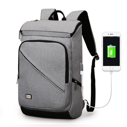 New Design Light USB Recharging Business Fit  Backpack for 15.6 inches Laptop Short Distance Travel Bag