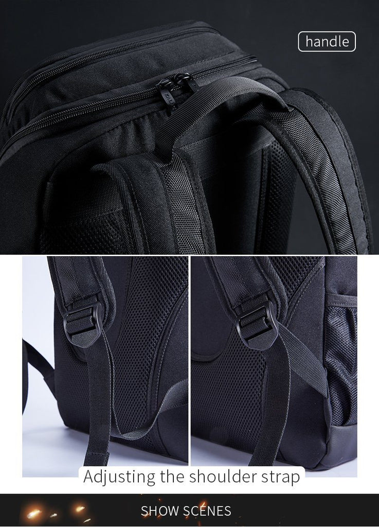 New Large Capacity Water-Repellent Multifunctional Travel Mochila 15.6